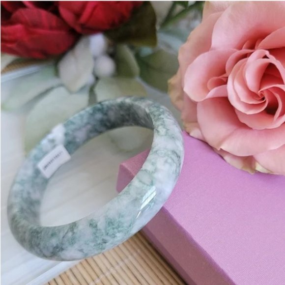 100% Genuine Jadeite Bangle 61mm NWT - Picture 6 of 15
